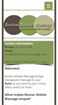 Mobile Screenshot of bostonmobilemassage.com